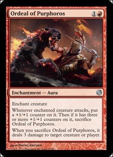 Magic the Gathering: Duel Decks: Heroes vs. Monsters (Base Set) card 23 Ordeal of Purphoros