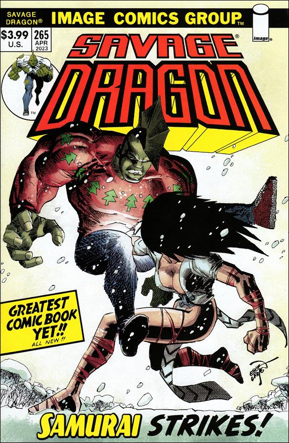 Savage Dragon (1993) issue 265-B Retro Trade Dress Cover
