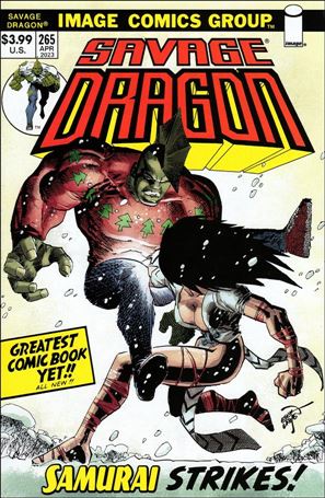 Savage Dragon (1993) issue 265-B Retro Trade Dress Cover