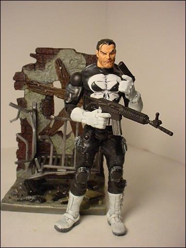 Marvel Legends (Series 4) figure 5-F Punisher (Grey Belt & Pockets) - Loose