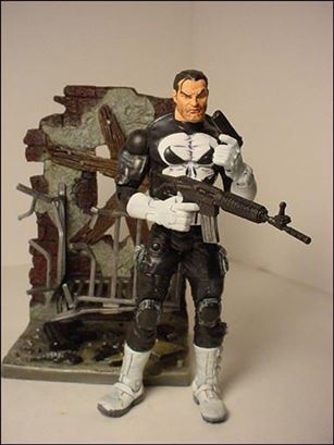 Marvel Legends (Series 4) figure 5-F Punisher (Grey Belt & Pockets) - Loose