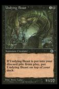 Magic the Gathering: Portal (Base Set) card 113 Undying Beast