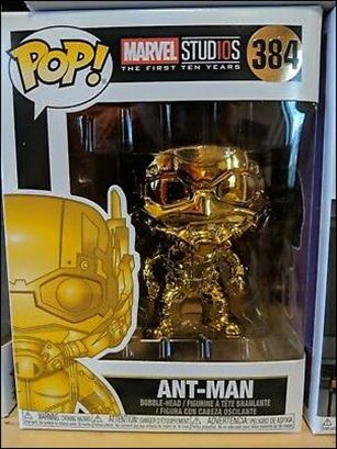 POP! Marvel figure 384 Ant-Man (Gold Chrome)