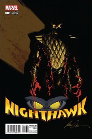 Nighthawk (2016) issue 1-B Rafael Albuquerque 1:25 Cover