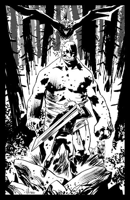 Lost Fantasy issue 1-C Luca Casalanguida B&W 1:15 Cover