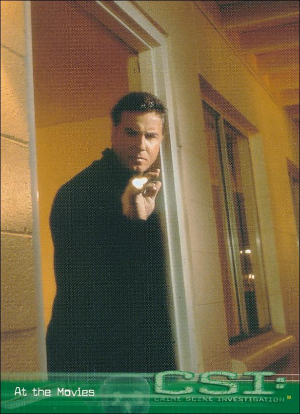 CSI: Crime Scene Investigation - Series One (Base Set) card 49 At the Movies