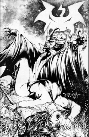 Vampirella Quarterly issue 1-D Stephen Segovia Black and White Cover 1/500