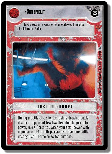 Star Wars: Cloud City Limited (Base Set) card 140 Somersault