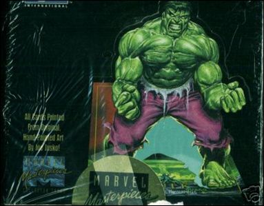 1992 Marvel Masterpieces card 1 Sealed Box 