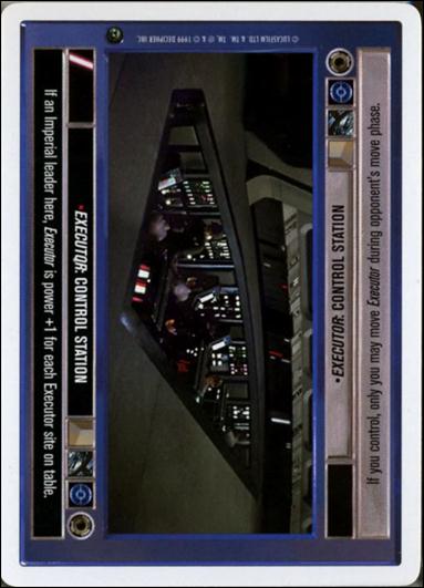 Star Wars: Dagobah Revised (Base Set) card 69 Executor: Control Station