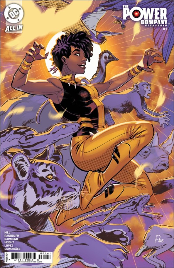 Power Company: Recharged (2025) issue 1-D Paris Alleyne 1:25 Cardstock Cover