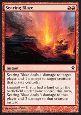 Magic the Gathering: Worldwake (Base Set) card 90 Searing Blaze