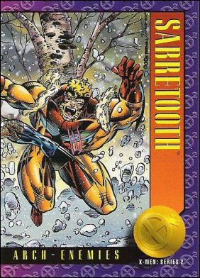 X-Men: Series 2 (Base Set) card 53 Sabretooth