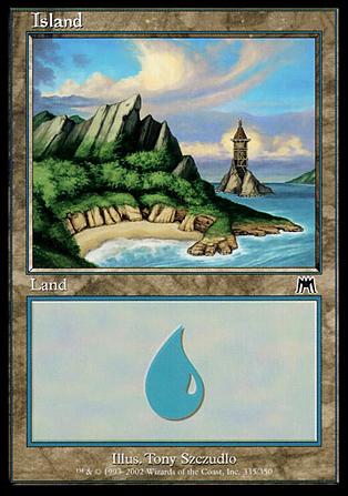 Magic the Gathering: Onslaught (Base Set) card 335 Island