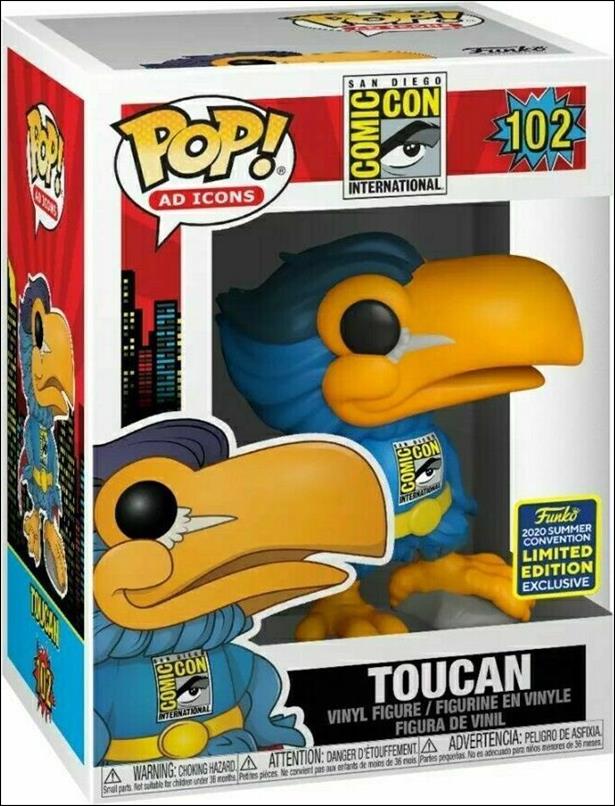 POP! Ad Icons figure 102-B Toucan (Superhero) Summer Convention