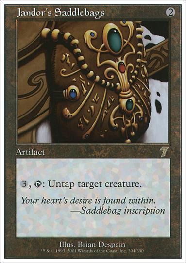 Magic the Gathering: 7th Edition (Base Set) card 304 Jandor's Saddlebags