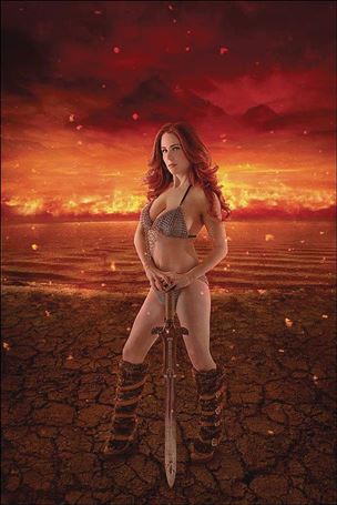 Red Sonja: Age of Chaos issue 1-Q 1:30 Virgin Cosplay Cover