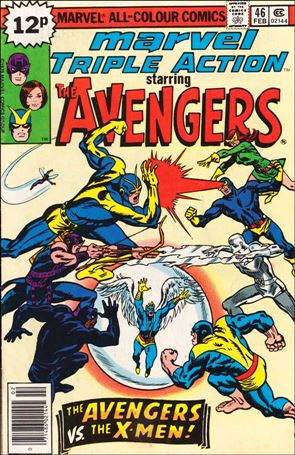 Marvel Triple Action (1972) issue 46-B UK Price Cover