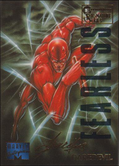 1995 Marvel Masterpieces (Multi-Foil E-Motion Parallel Base Set) card 26 Daredevil