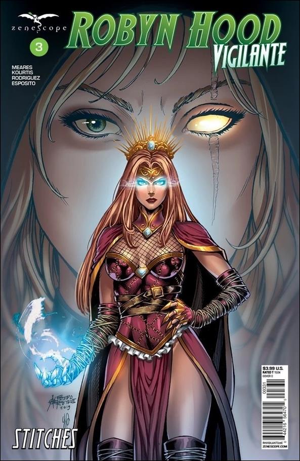 Robyn Hood: Vigilante issue 3-C Alfredo Reyes Cover