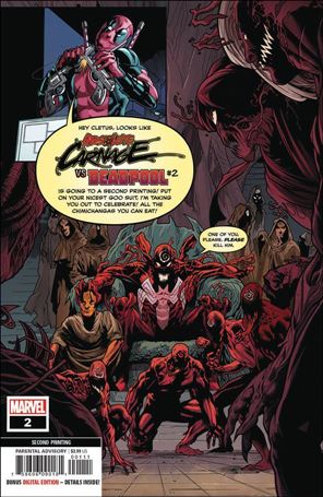 Absolute Carnage vs Deadpool issue 2-D Marcelo Ferreira Cover (2nd Printing)