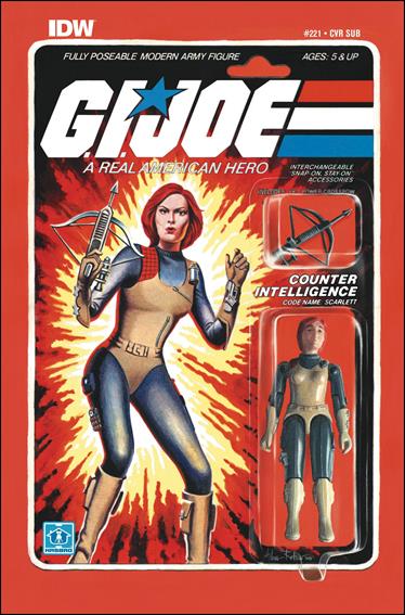 G.I. Joe: A Real American Hero issue 221-B Adam Riches Action Figure Subscription Cover
