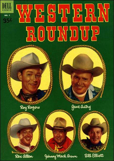 Western Roundup issue 2-B 35 Cent Price Cover