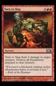 Magic the Gathering: 2013 Core Set (Base Set) card 153 Turn to Slag
