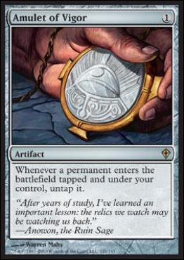Magic the Gathering: Worldwake (Base Set) card 121 Amulet of Vigor