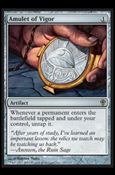 Magic the Gathering: Worldwake (Base Set) card 121 Amulet of Vigor