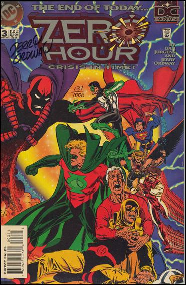 Zero Hour: Crisis in Time issue 3-B Dynamic Forces (signed by Jerry Ordway) 1/1000