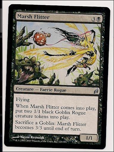 Magic the Gathering: Lorwyn (Base Set) card 125 Marsh Flitter
