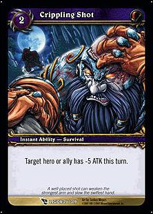 World of Warcraft: March of the Legion (Base Set) card 35 Crippling Shot