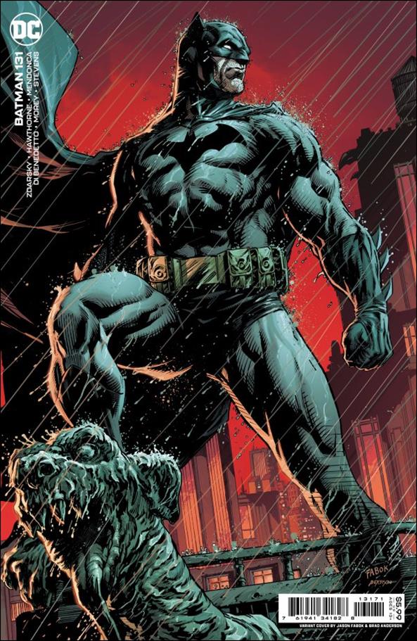 Batman (2016) issue 131-D Jason Fabok Cardstock Cover