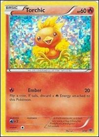 Pokemon XY: McDonald's (Promo) card 3 Torchic