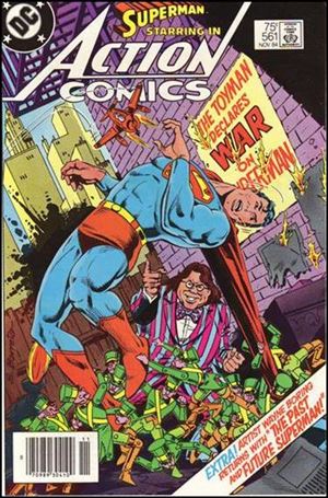 Action Comics (1938) issue 561-B Newsstand Cover