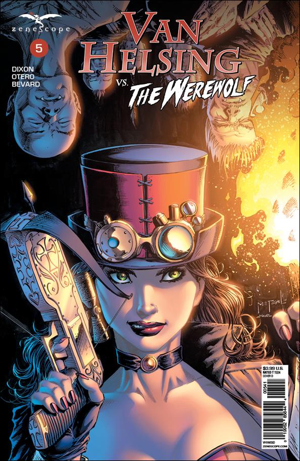 Van Helsing vs the Werewolf issue 5-D Jason Metcalf Cover