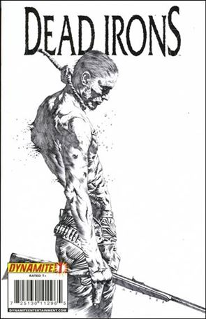 Dead Irons issue 1-C Jae Lee Sketch Cardstock 1:15 Cover