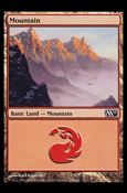 Magic the Gathering: 2011 Core Set (Base Set) card 245 Mountain