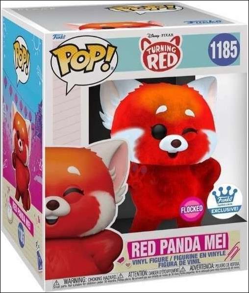 POP! Disney figure 1185-B Red Panda Mei (Flocked) Funko Shop Exclusive