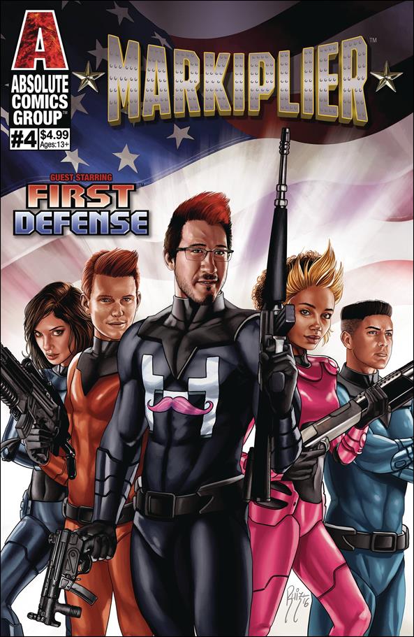 Markiplier issue 4 Juan Carlos Ruiz Burgos Holo Foil Logo Cover