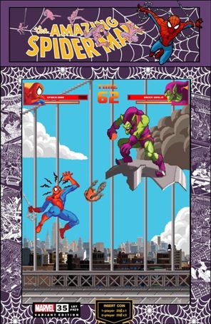 Amazing Spider-Man (2022) issue 35-N Matthew Waite 8-bit Cover