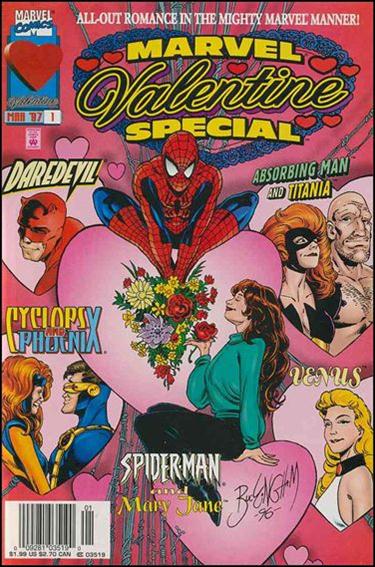 Marvel Valentine Special issue 1-B Newsstand Edition / Price Variant