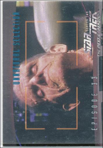 Star Trek: The Next Generation - The Episode Collection Season Two (Base Set) card 154 Unnatural Selection, Episode 33A