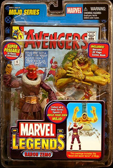 Marvel Legends (Mojo Series) figure 1 Baron Zemo (Masked - Heinrich Zemo)