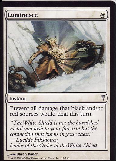 Magic the Gathering: Coldsnap (Base Set) card 14 Luminesce
