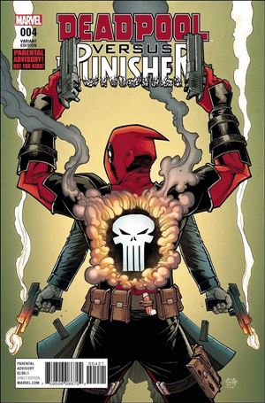 Deadpool vs the Punisher issue 4-B Nick Roche Cover