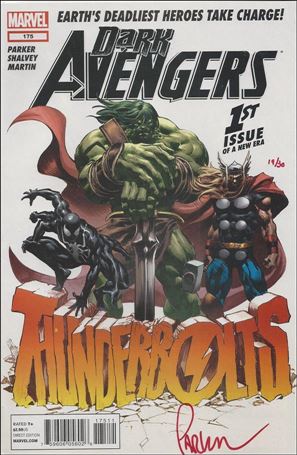 Dark Avengers (2012) issue 175-C Dynamic Forces Signed by Jeff Parker 1/30