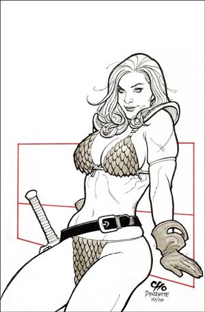 Invincible Red Sonja issue 9-L Frank Cho 1:7 Virgin Cover