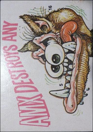 Fiends and Machines  (Base Set) card 16-B AMX Destroys any (With #16 and #5 on Card) 